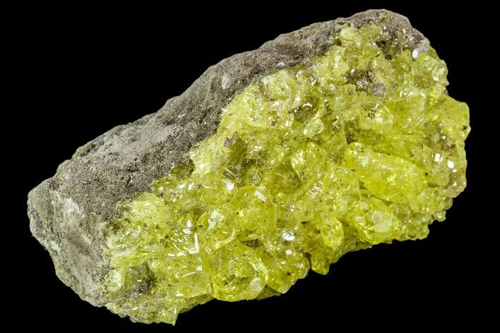 Sulfur Crystals on Matrix - Bolivia #104772